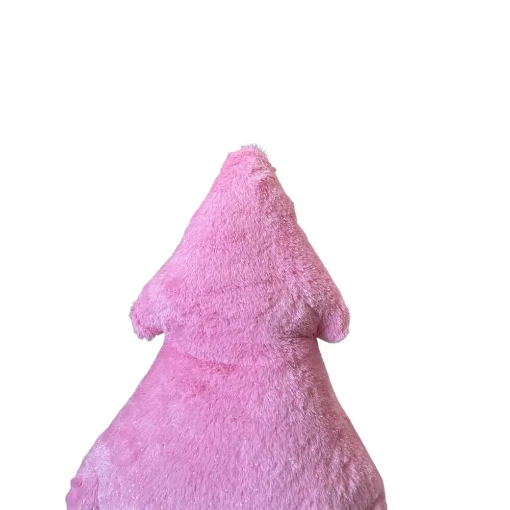 Cynthia Rowley Oversized Pink Faux Fur Christmas Tree Pillow 26in Pinkmas NEW